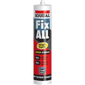 Soudal Fix All White High Tack Sealant Glue