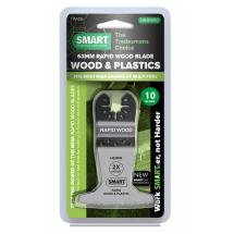 SMART Trade H63RW10 63mm Rapid Wood Multi Tool Blade Pack Of 10 SMART Trade H63RW10 63mm Rapid Wood Multi Tool Blade Pack Of 10
