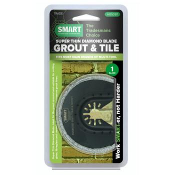 SMART Trade H85DB1 85mm Super Thin Diamond Embedded Grout Multi Tool Blade