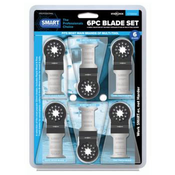 SMART ST6MAK Starlock 6 Piece Multi Tool Blade Pack SMART ST6MAK Starlock 6 Piece Multi Tool Blade Pack