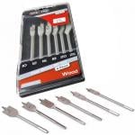 Spectre SP17261 6 Piece Flat Wood Bit Set Spectre SP17261 6 Piece Flat Wood Bit Set