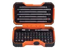 Bahco 59/S54BC Colour Coded Screwdriver 54 Piece Bit Set