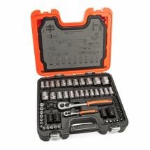 Bahco S800 1/4inch & 1/2inch Drive Metric and Imperial 77 Piece Socket Set
