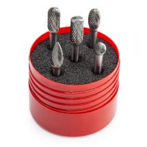Dormer P88001 Solid Carbide Burr 5 Piece Set Dormer P88001 Solid Carbide Burr 5 Piece Set