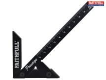Faithfull Prestige Centre Finder Gauge Black Aluminium 100mm Faithfull Prestige Centre Finder Gauge Black Aluminium 100mm