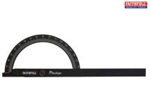 Faithfull Prestige Angle Gauge Black Aluminium 150 x 270mm