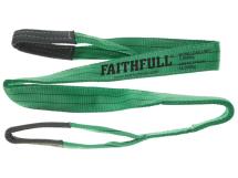 Faithfull Lifting Sling Green 2 Tonne 60mm x 2m Faithfull Lifting Sling Green 2 Tonne 60mm x 2m