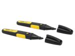 STANLEY Chisel Tip Marker Black (Pack 2) STANLEY Chisel Tip Marker Black (Pack 2)