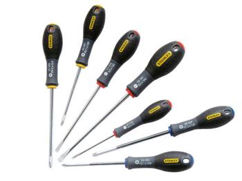 Stanley Tools FatMax Screwdriver Set of 7 Phillips/Pozi/Flared/Parallel
