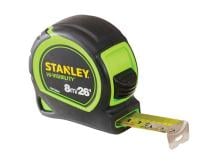 Stanley Tylon Hi-Viz Pocket Tape 8M / 26ft Width 25mm