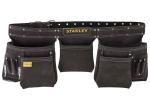 Stanley STA180113 Leather 5 Pouch Tool Apron Double Stitched Durable Stanley STA180113 Leather 5 Pouch Tool Apron Double Stitched Durable