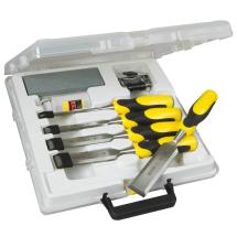 Stanley 516421 Dynagrip Chisel and Strike Cap Set with Access (5 Pieces)