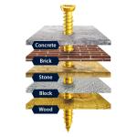 TIMco 7.5 x 80mm Concrete Screws TIMco 7.5 x 80mm Concrete Screws