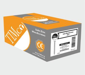 TIMco 3.5 x 30mm Solo Zinc Woodscrew Qty 200 TIMco 3.5 x 30mm Solo Zinc Woodscrew Qty 200