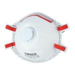 TIMCo FFP3 Moulded Masks With Valve One Size Pack Of 3 TIMCo FFP3 Moulded Masks With Valve One Size Pack Of 3