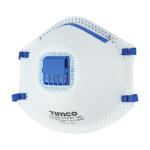 TIMCo FFP2 Moulded Mask With Valve One Size Box Of 10 TIMCo FFP2 Moulded Mask With Valve One Size Box Of 10
