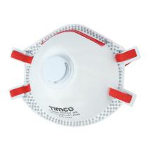 TIMCo FFP3 Moulded Masks With Valve One Size Box Of 5 TIMCo FFP3 Moulded Masks With Valve One Size Box Of 5