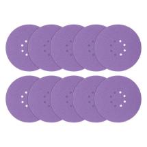 TREND AB/225/240A Aluminium Oxide Orbital Sanding Disc 225 X 240G 10 Pack