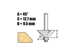Trend C049 X 1/4 Tungsten Carbide Self Guided Chamfer Trend C049 X 1/4 Tungsten Carbide Self Guided Chamfer