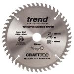 Trend CSB/16048 Craft Saw Blade 160mm x 48T x 20mm Trend CSB/16048 Craft Saw Blade 160mm x 48T x 20mm