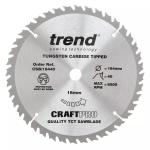 Trend CSB/18440 TCT Craft Saw Blade 184mm x 40T x 16mm Trend CSB/18440 TCT Craft Saw Blade 184mm x 40T x 16mm