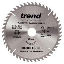 Trend CSB/21048 TCT Craft Saw Blade 210mm x 48T x 30mm