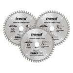 Trend CSB/PT/160X48 160mm Craft Saw Blade 48T triple pack Trend CSB/PT/160X48 160mm Craft Saw Blade 48T triple pack