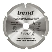 Trend PCD/FSB/2166 Fibreboard PCD Saw Blade 216mm x 6T x 30mm Trend PCD/FSB/2166 Fibreboard PCD Saw Blade 216mm x 6T x 30mm