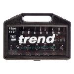 Trend Setss9tc 1/2 Tc Starter Cutter Set 15 Piece Trend Setss9tc 1/2 Tc Starter Cutter Set 15 Piece