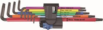Wera 967/9 TORX® XL Multicolour HF 1 L-key 9 Piece Set With Holding Function