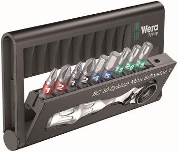 Wera Bit-Check 10 Piece Zyklop Mini BiTorsion 1 Extra-Hard All round Long life Set Wera Bit-Check 10 Piece Zyklop Mini BiTorsion 1 Extra-Hard All round Long life Set