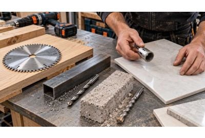 How to Choose Power Tool Accessories for the Material You're Working With