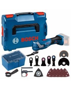 Bosch 06018G2002 GOP 18V-34 Brushless Multitool Body Only With L-Boxx & Accessories