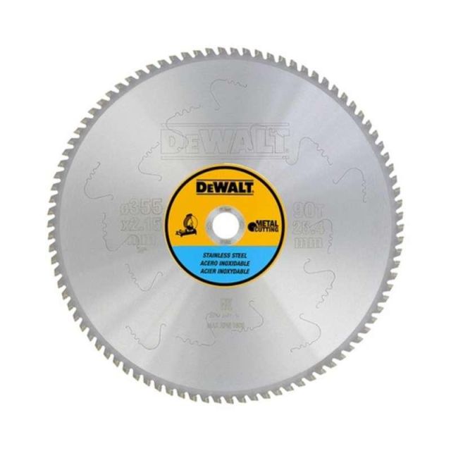 DeWALT DT1922-QZ 355x25.4 90T Stainless Steel Stationary Saw Blade