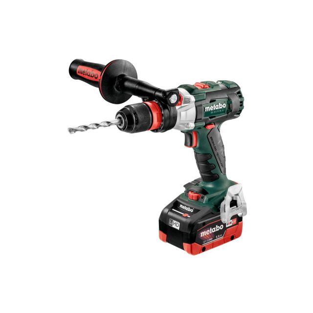 Metabo SB 18 LTX BL Q I Brushless Combi Drill 2 x 18V LiHD 5.5ah Batteries