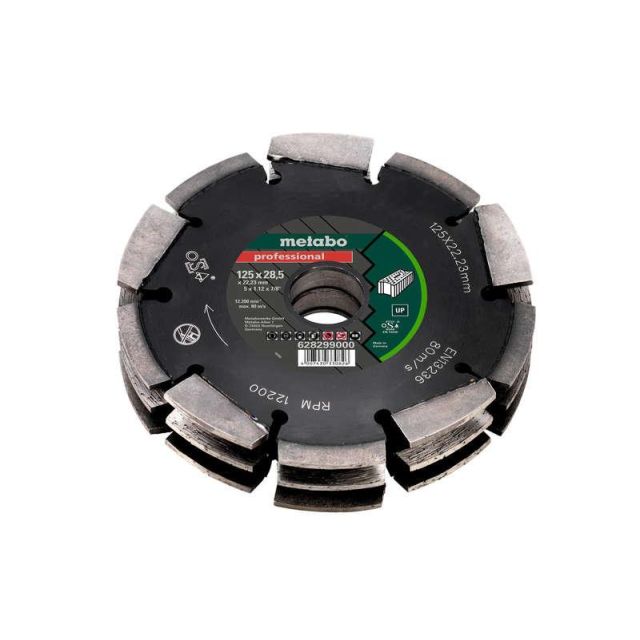 Metabo 125mmx28.5x22mm Diamond Blade for MFE40 Wall Chaser