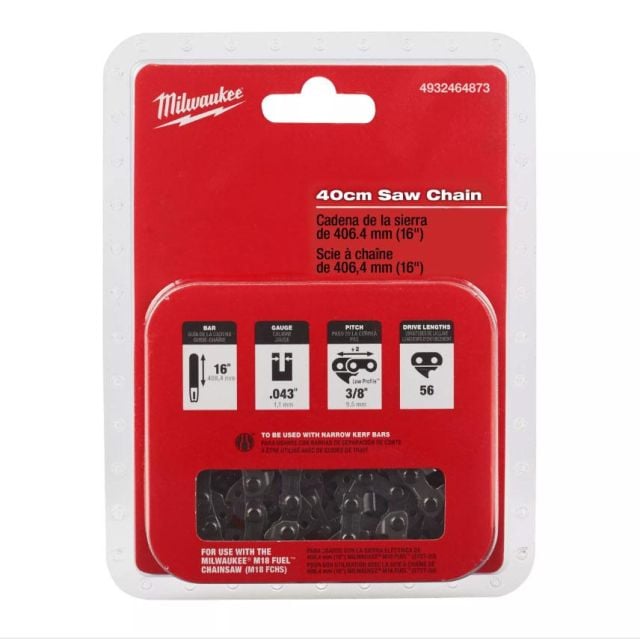 Milwaukee 4932464873 Replacement Saw Chain to fit M18FCHS Chainsaw