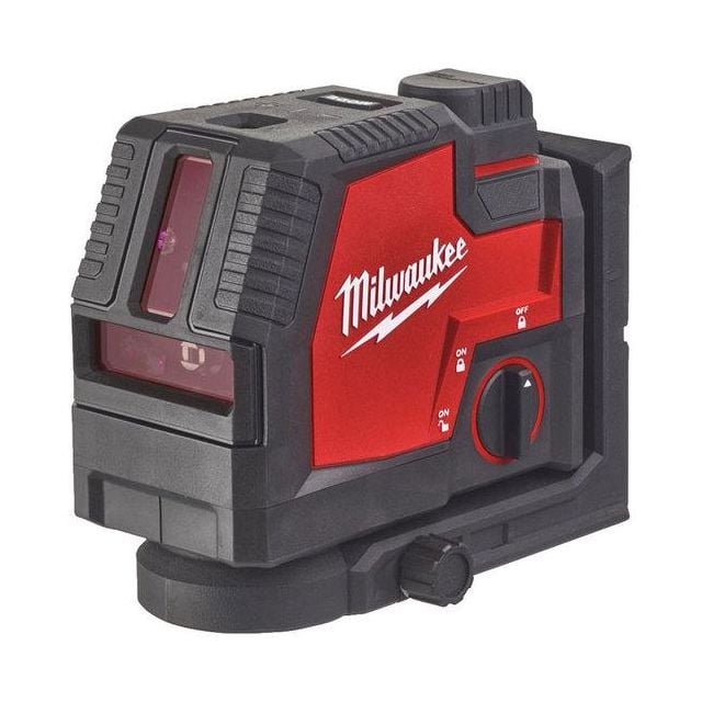 Milwaukee L4 CLLP-301C REDLITHIUM-USB Green Cross Line Laser With Plumb Points