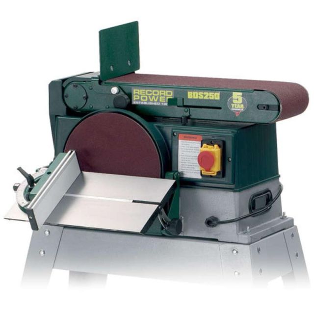 RECORD BDS250 10" x 6" Belt & Disc Sander