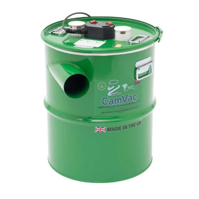 Record Power CGV386-5 CamVac 90L 2000w Vacuum w 4" Inlet - N