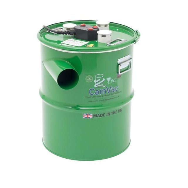 Record Power CGV386-6 CamVac 90 Litre 3000 Watt Vacuum 4" Inlet