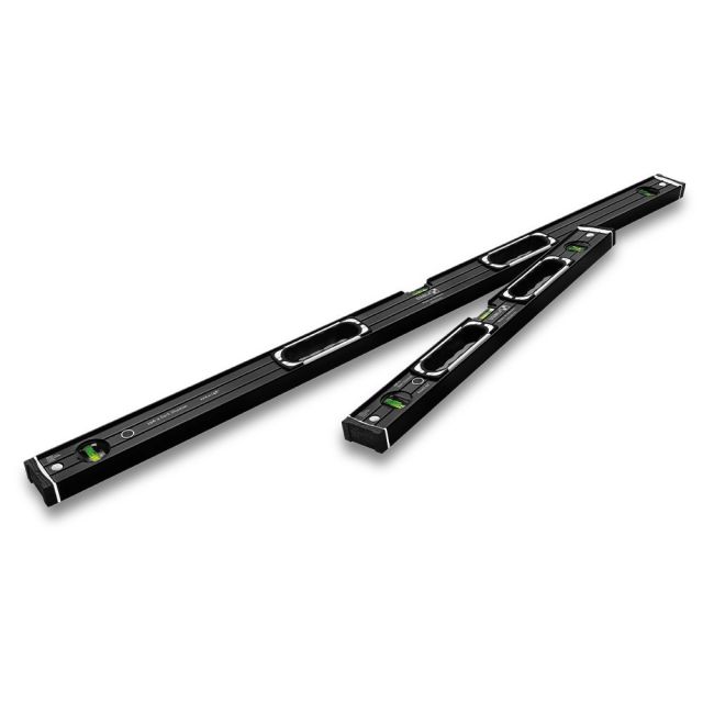 Stabila Dark Shadow 2 Piece Type 196-2 Spirit Level Set 60cm & 120cm