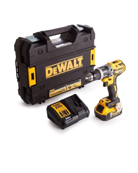 DeWALT DCD796P1-GB 18V Brushless G2 Hammer Drill Driver - 5.0Ah