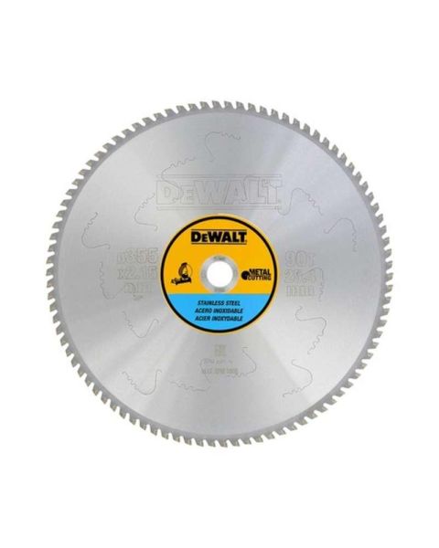 DeWALT DT1922-QZ 355x25.4 90T Stainless Steel Stationary Saw Blade