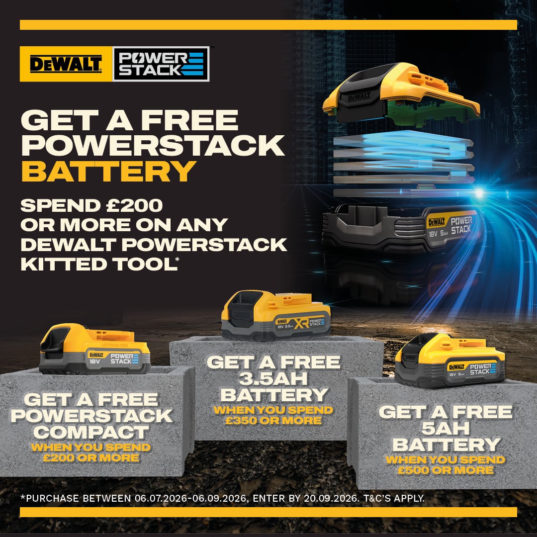 DeWALT Powerstack Redemption Offer