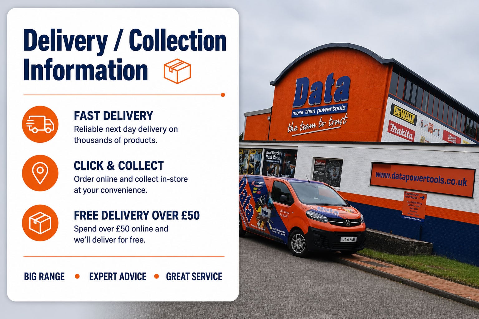 Delivery and Collection Information