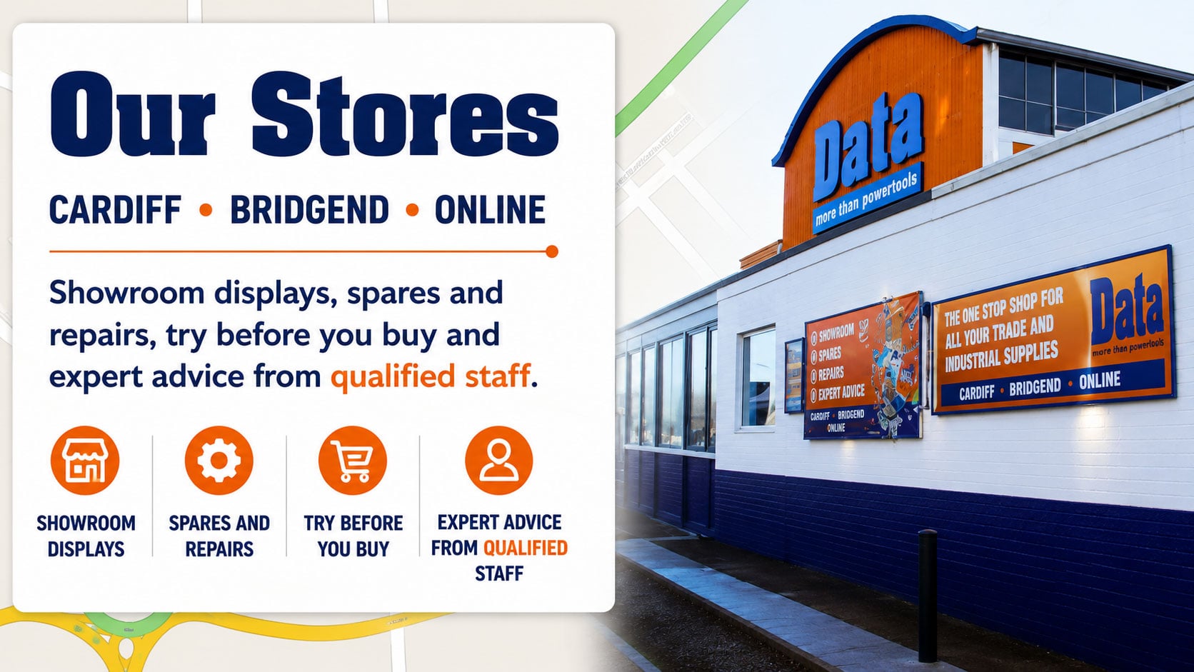 Data Powertools Stores in Cardiff and Bridgend