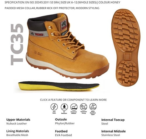 Tomcat Orlando Saferty Boots