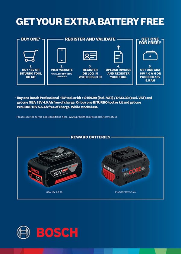 Bosch Extra Battery Deal