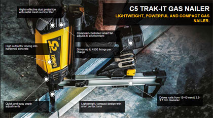 DeWALT Trak-It Gas Nailer Kit